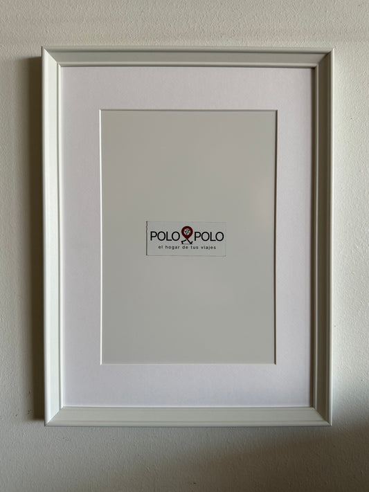 Marco Magnético Color Blanco 42×32 cm