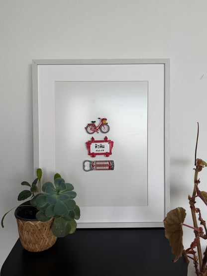 PREVENTA - Marco Magnético Color Blanco Vintage 52x42