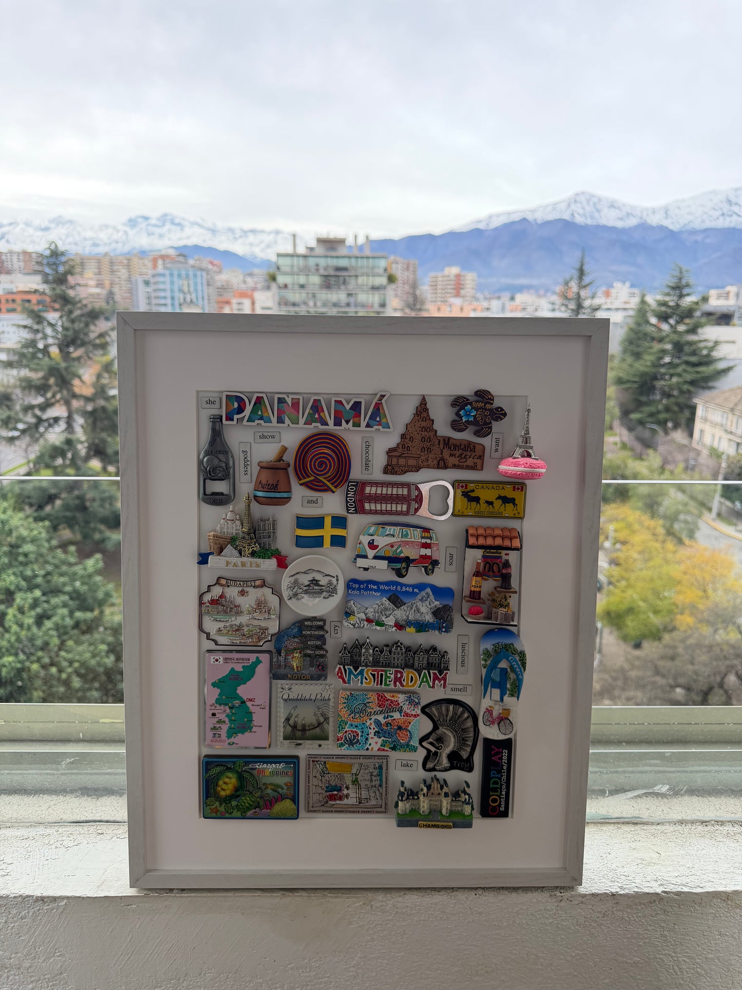 PREVENTA - Marco Magnético Color Blanco Vintage 52x42