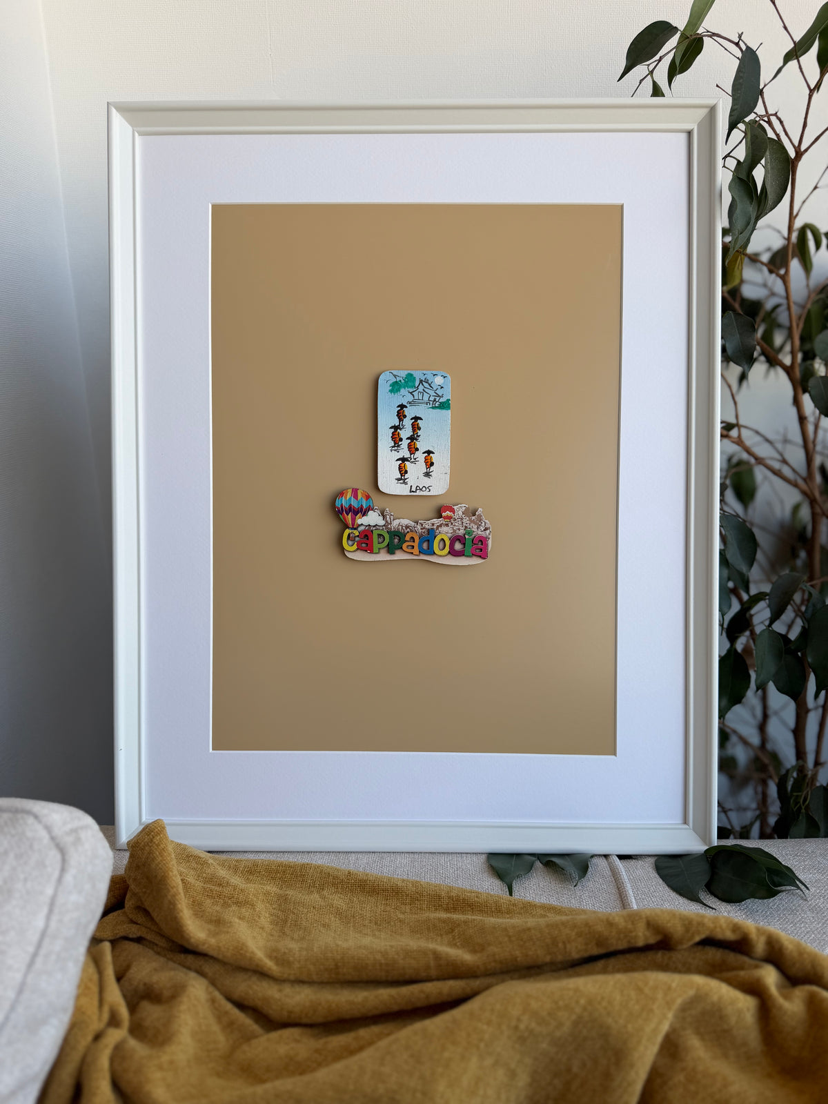 Marco Magnético Color Blanco 52x42 cm